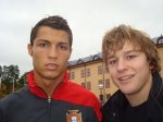 Victor Hjelmgren och Ronaldo